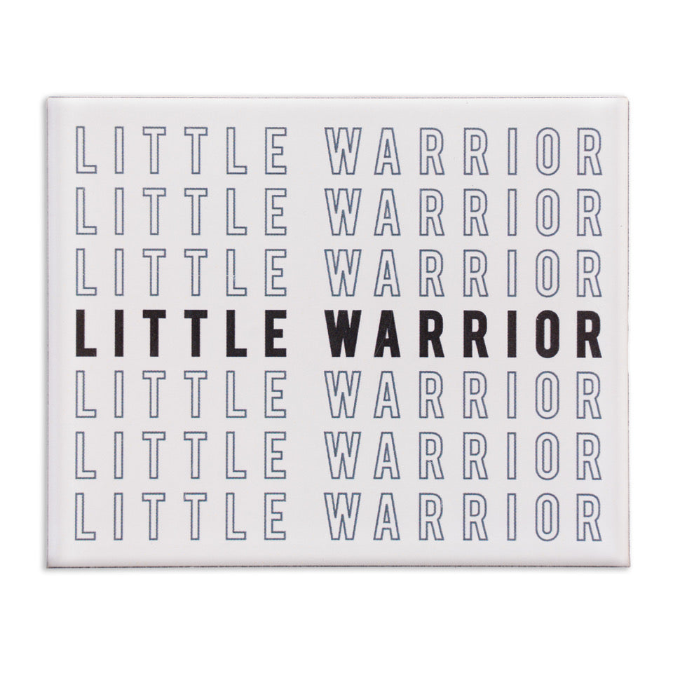 Little Warrior Large Acrylic Magnets