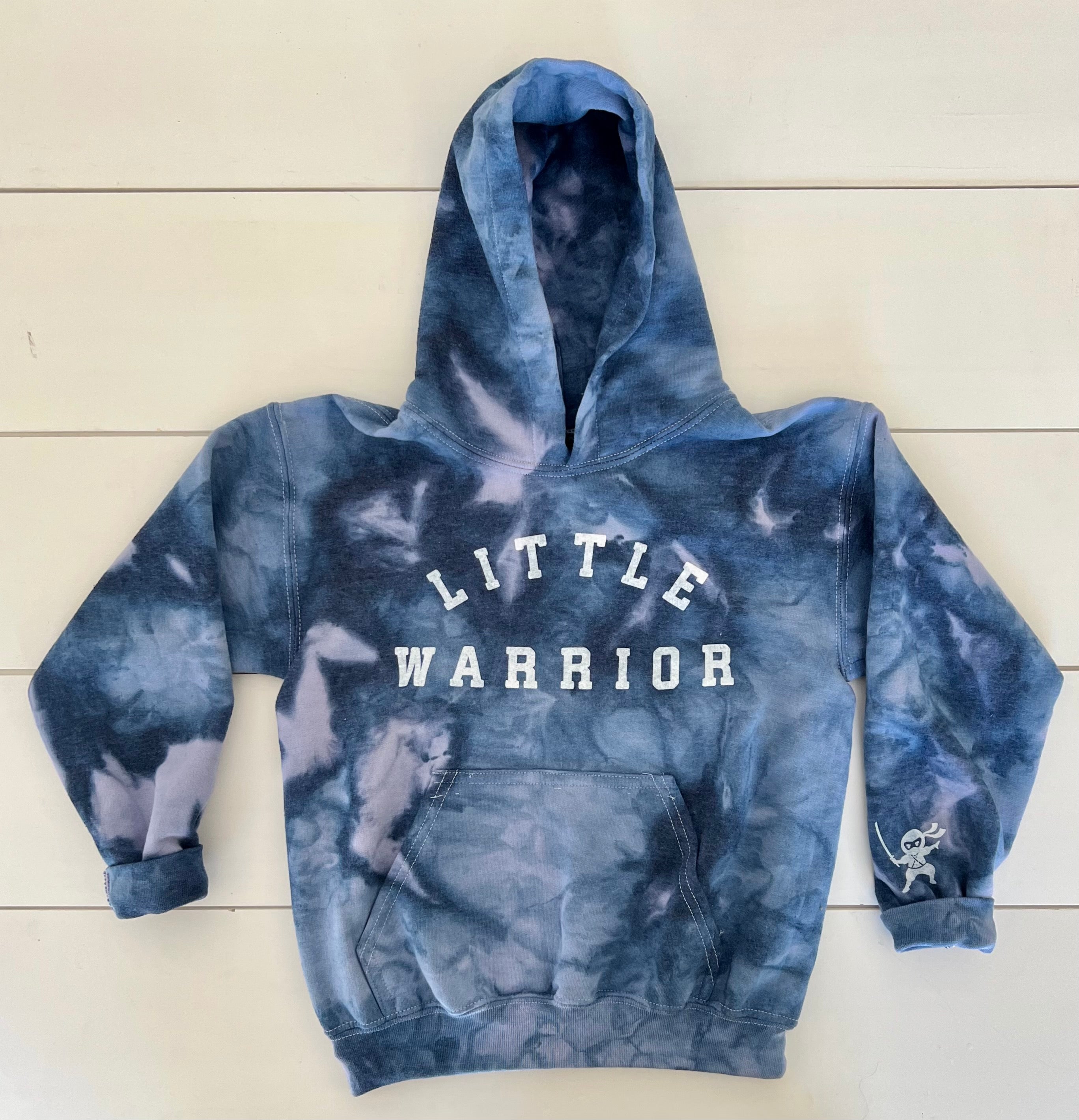 Kid's Little Warrior x TINGE Textiles Youth Hoodie